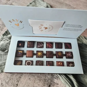 Grand coffret luxe Fays 18 chocolats fins à partager